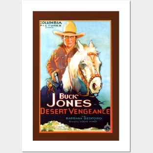 Classic Western Movie Poster - Desert Vengance Posters and Art